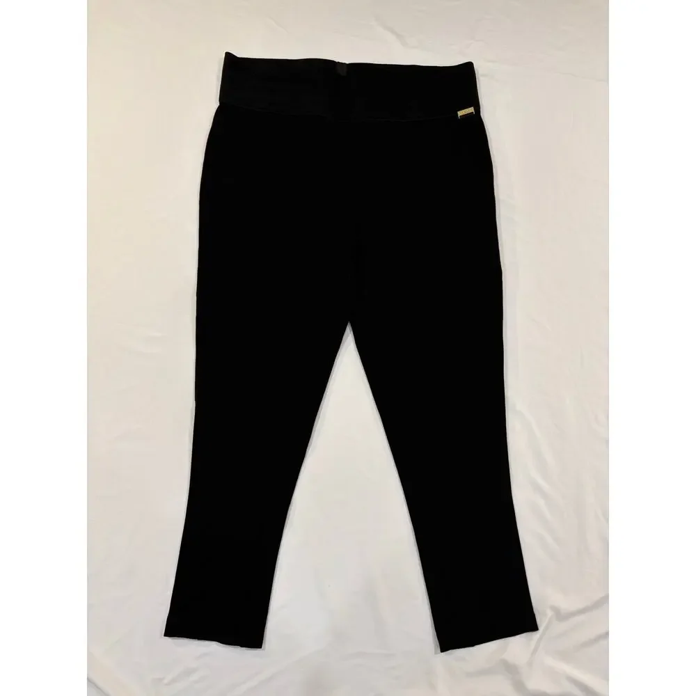 Calvin Klein Pull On Black Dress Pants Size XL